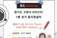 🚨 “고양시 식당 CCTV 안 달면 요즘 진짜 위험합니다”경기도 고양시 음식점 KT CCTV 실제 설치사례 